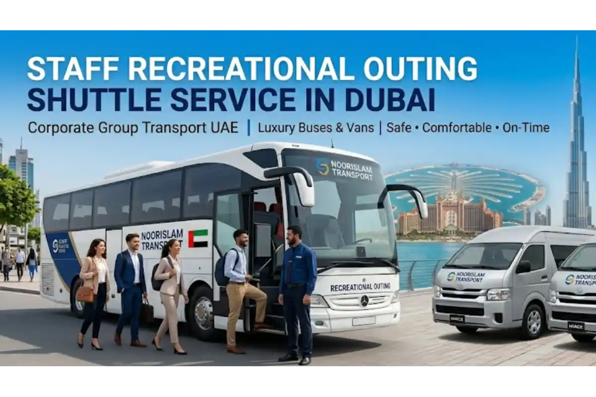 Staff recreational outing shuttle in Dubai 